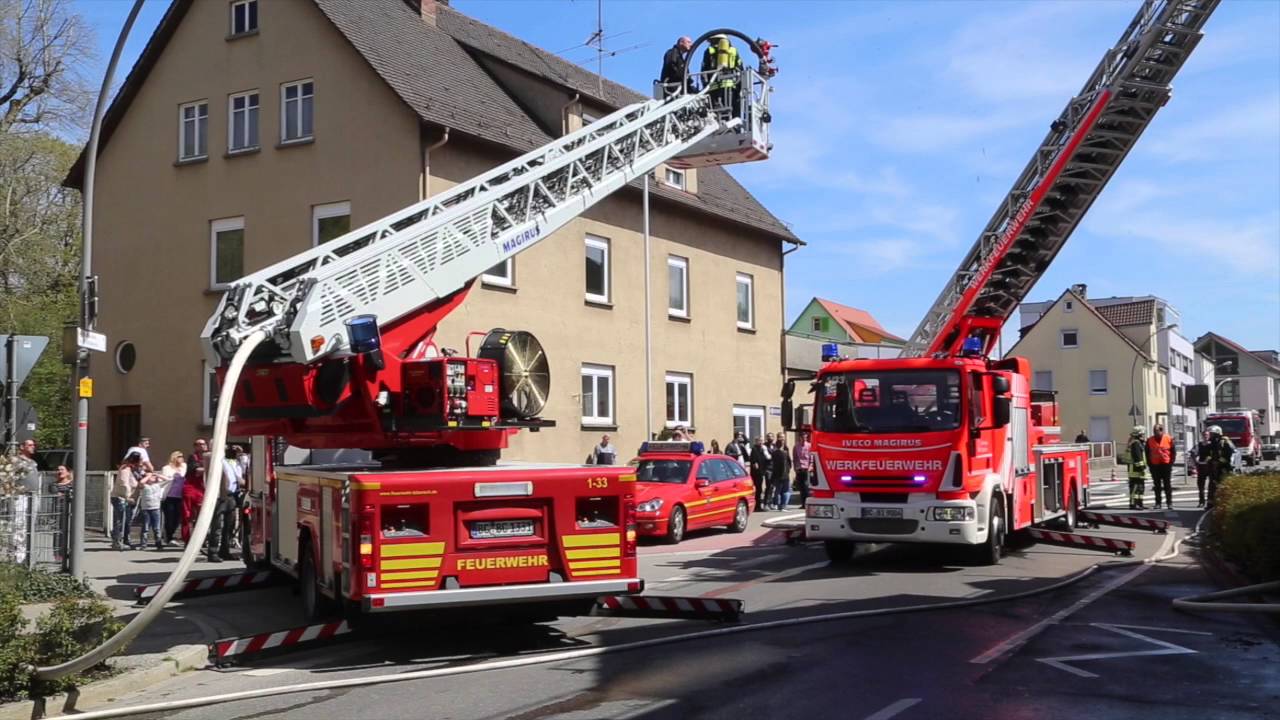 Biberach – Dachstuhlbrand mit hohem Sachschaden an Wohn- und Geschäftshaus