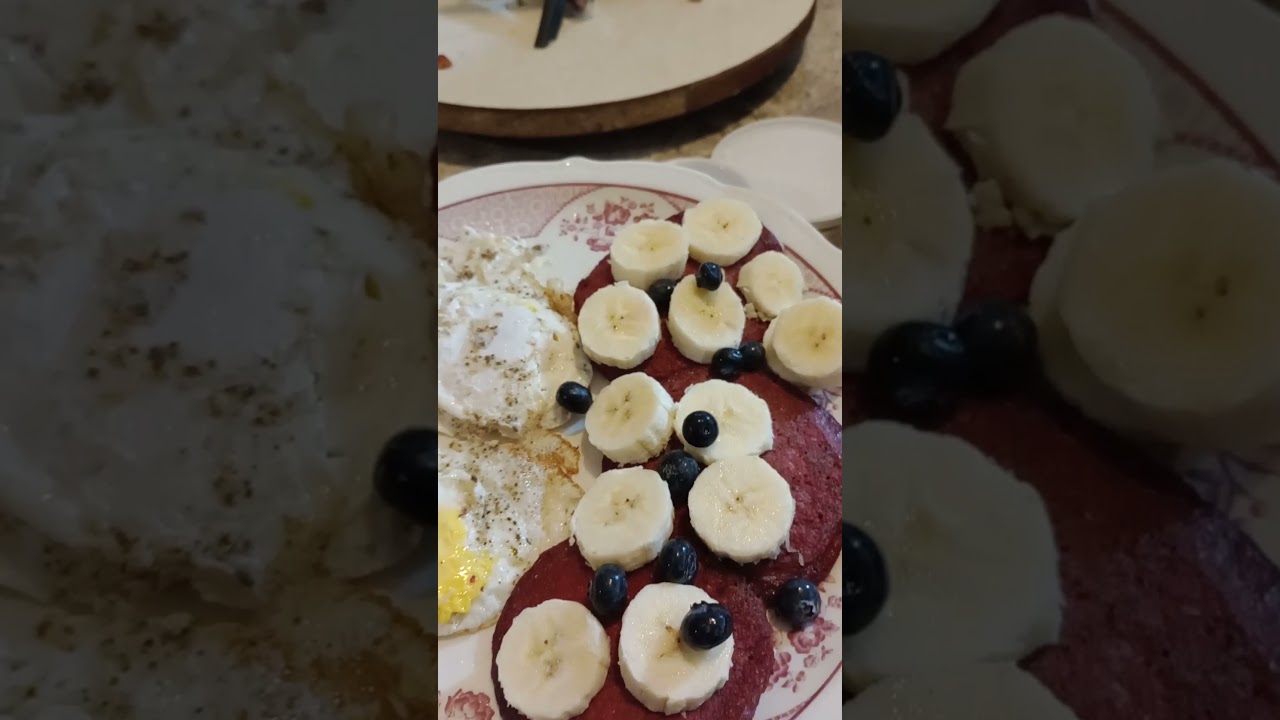 #hotcakes de avena con betabel
