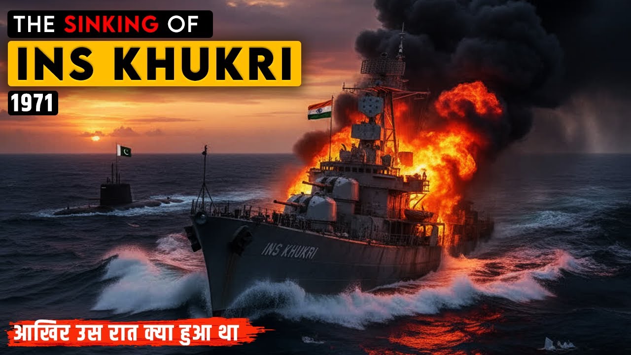 How A Submarine Hunt Turned Into India&rsquo;s Worst Naval Disaster | The Sinking of INS Khukri