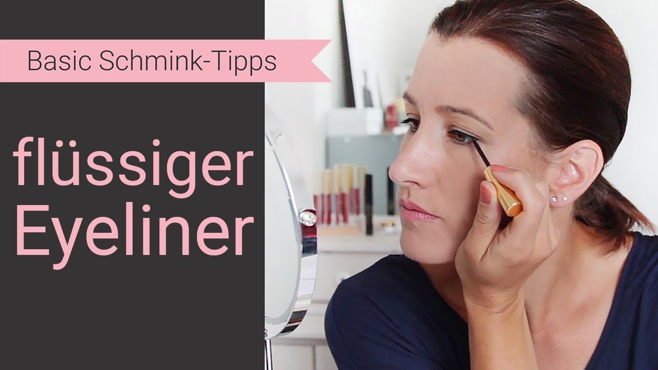 Mit Eyeliner schminken - einfache Anleitung 👍