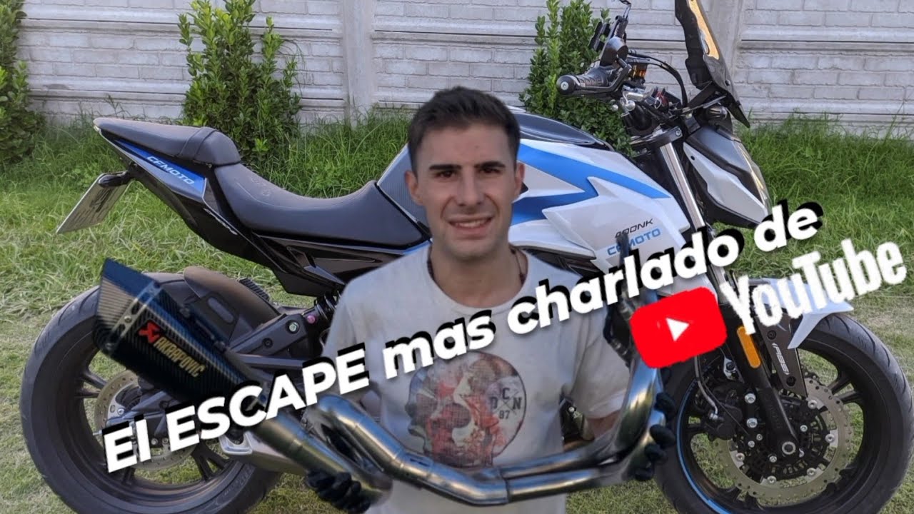 ESCAPE AKRAPOVIC en INOXIDABLE💯| CF 400NK // Potty EstetiK