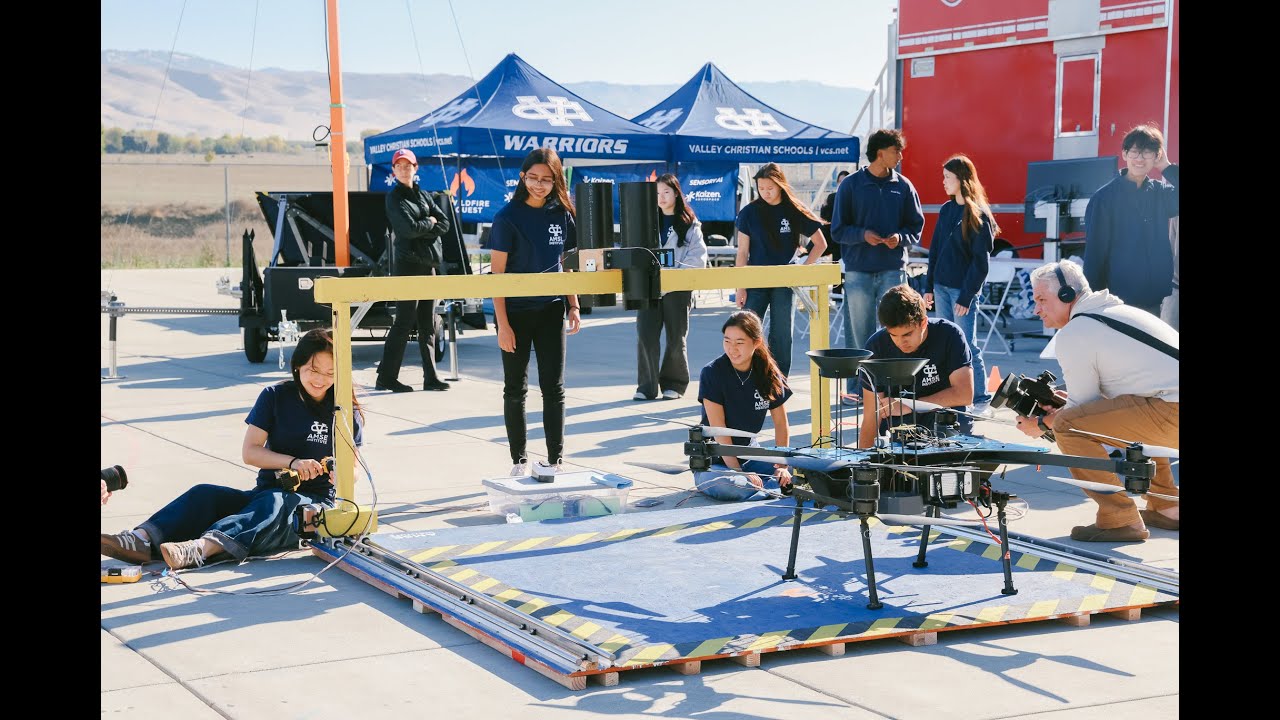 Valley Christian High Schools XPRIZE Wildfire Quest NBC News Segment