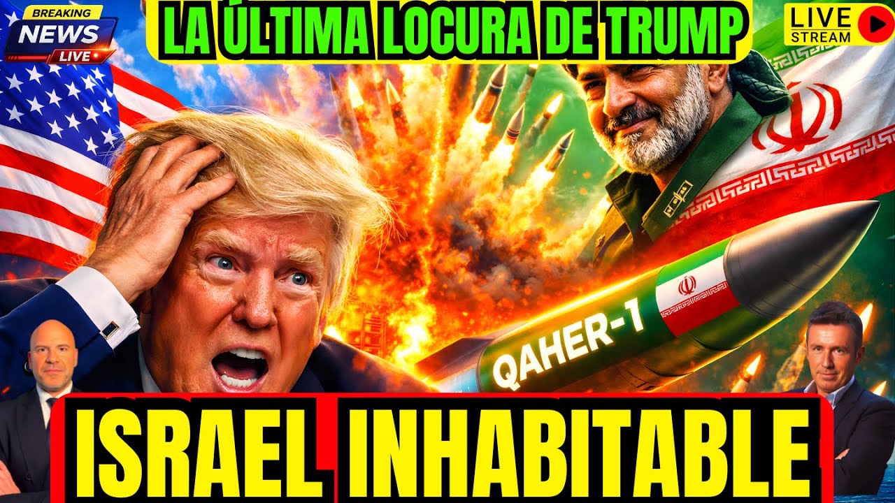 DIRECTO. CAOS EN ISRAEL. IRÁN AMENAZA DESALINIZADORAS EEUU TRAS ULTIMATUM DE TRUMP. GUERRA TOTAL