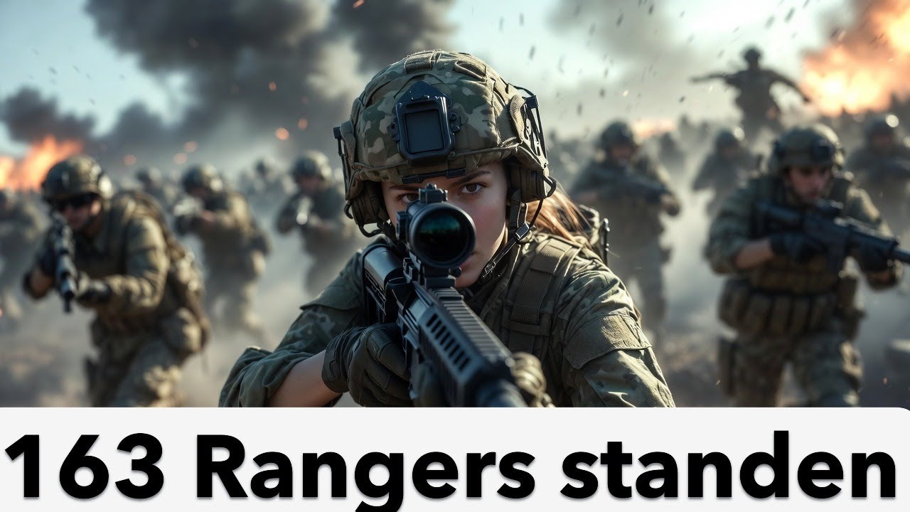 163 Rangers standen vor der Vernichtung – bis eine Scharfschützin sie im Alleingang rettete.