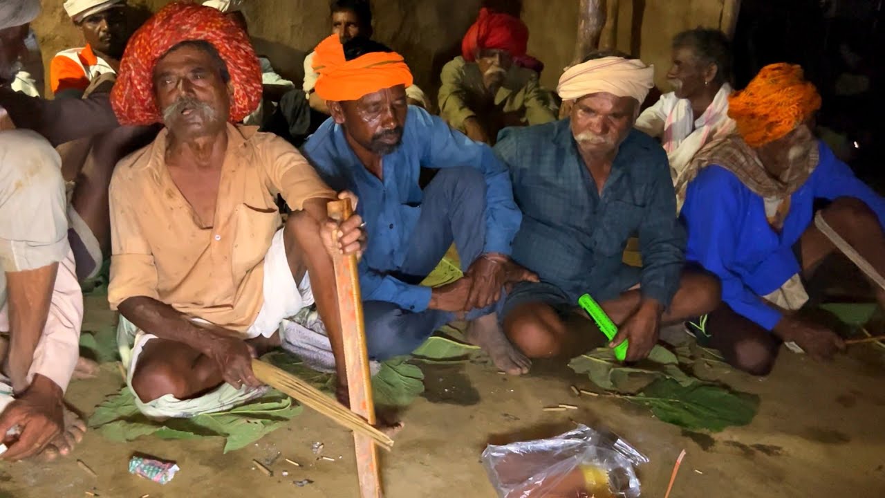गांव की पूजा 🙏 गांव का दुःख __ भगाने की परंपरा 👣 आदिवासी बडवा भोपा || जातर माता वीडियो 💯 सेमलिया 