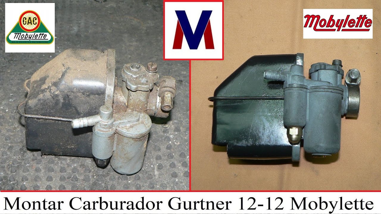 Montar Carburador Gurtner 12-12 Mobylette