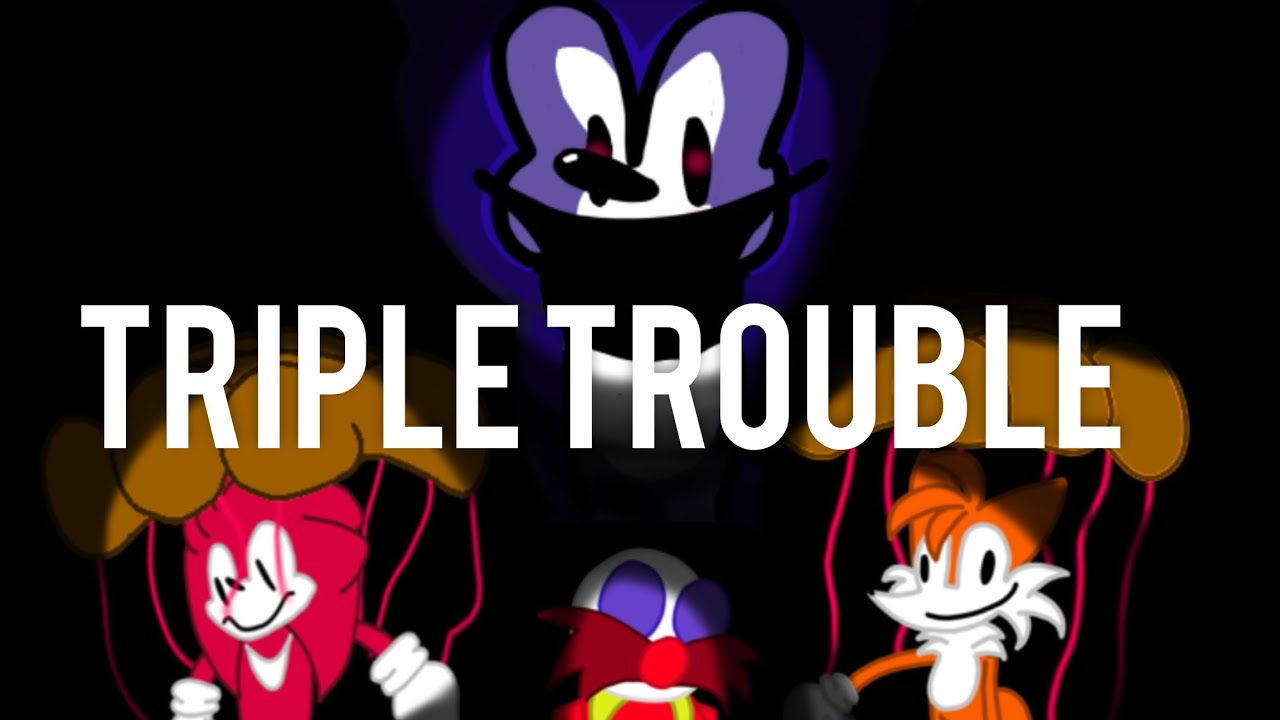 My puppets... | Triple Trouble but it's a Needlemouse, Luther, Martin and Michael Cover.