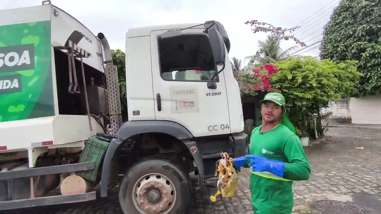 Trecho completo da Coleta de Lixo no Bairro Rangel