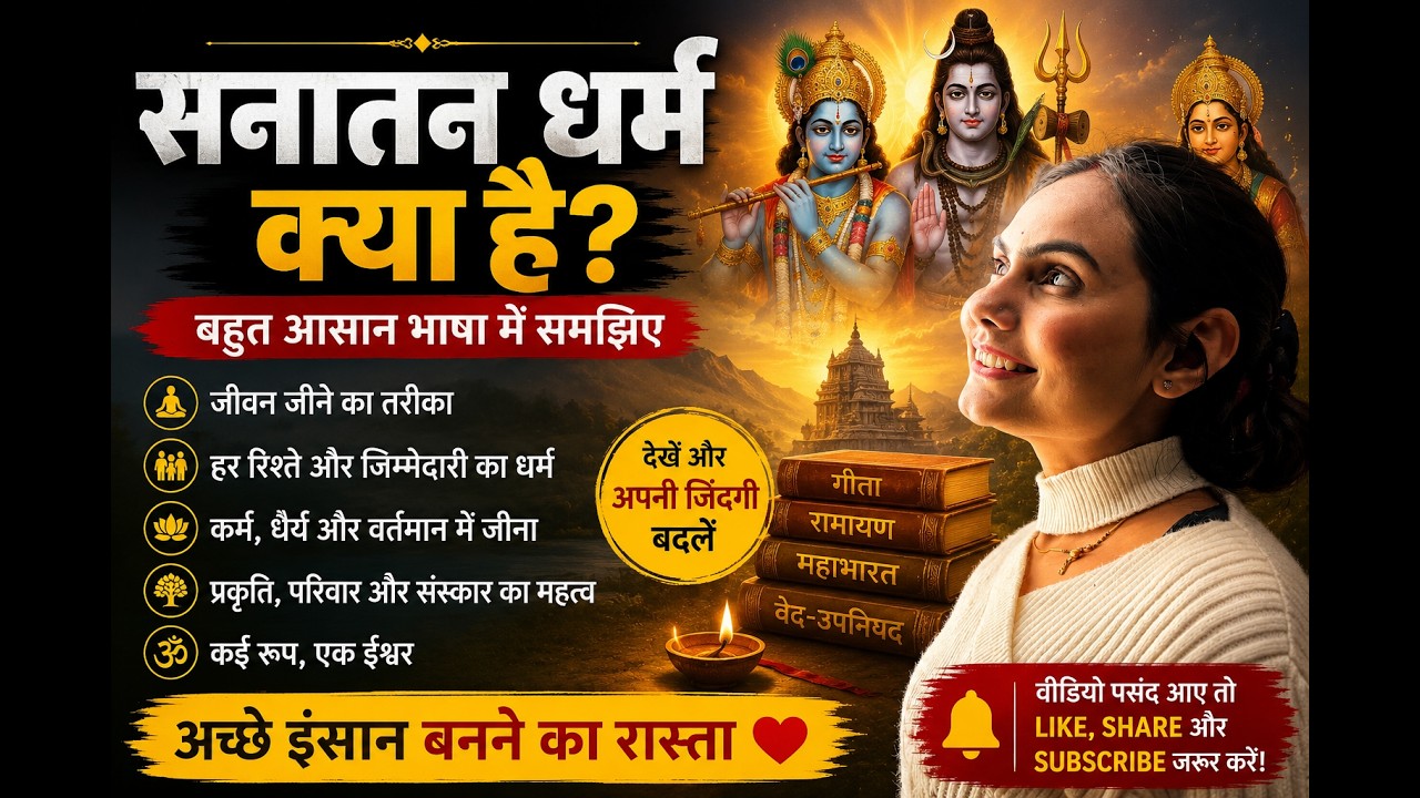 Why Sanatan Dharma Matters Today | Life Lessons for the Modern World