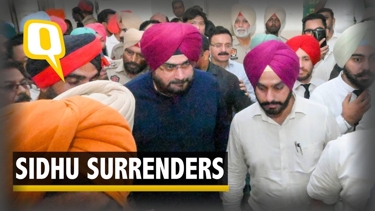 Navjot Singh Sidhu Surrenders Before Patiala Court To Serve Jail Sentence in 1988 Road Rage Case