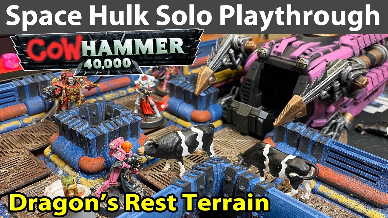 Space Hulk Solo Playthrough: Cowhammer Edition feat. Black Pink