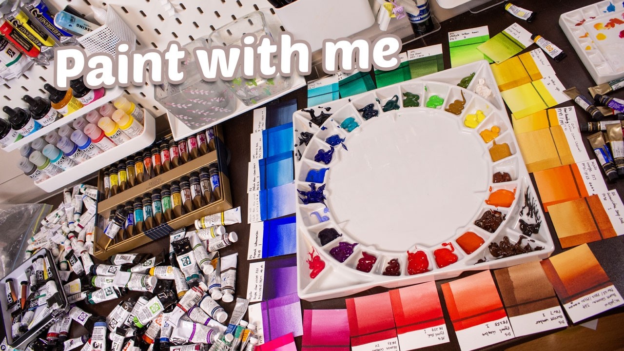 Paint with Me 🎨 Healing Winter Watercolor | Toronto Studio Vlog