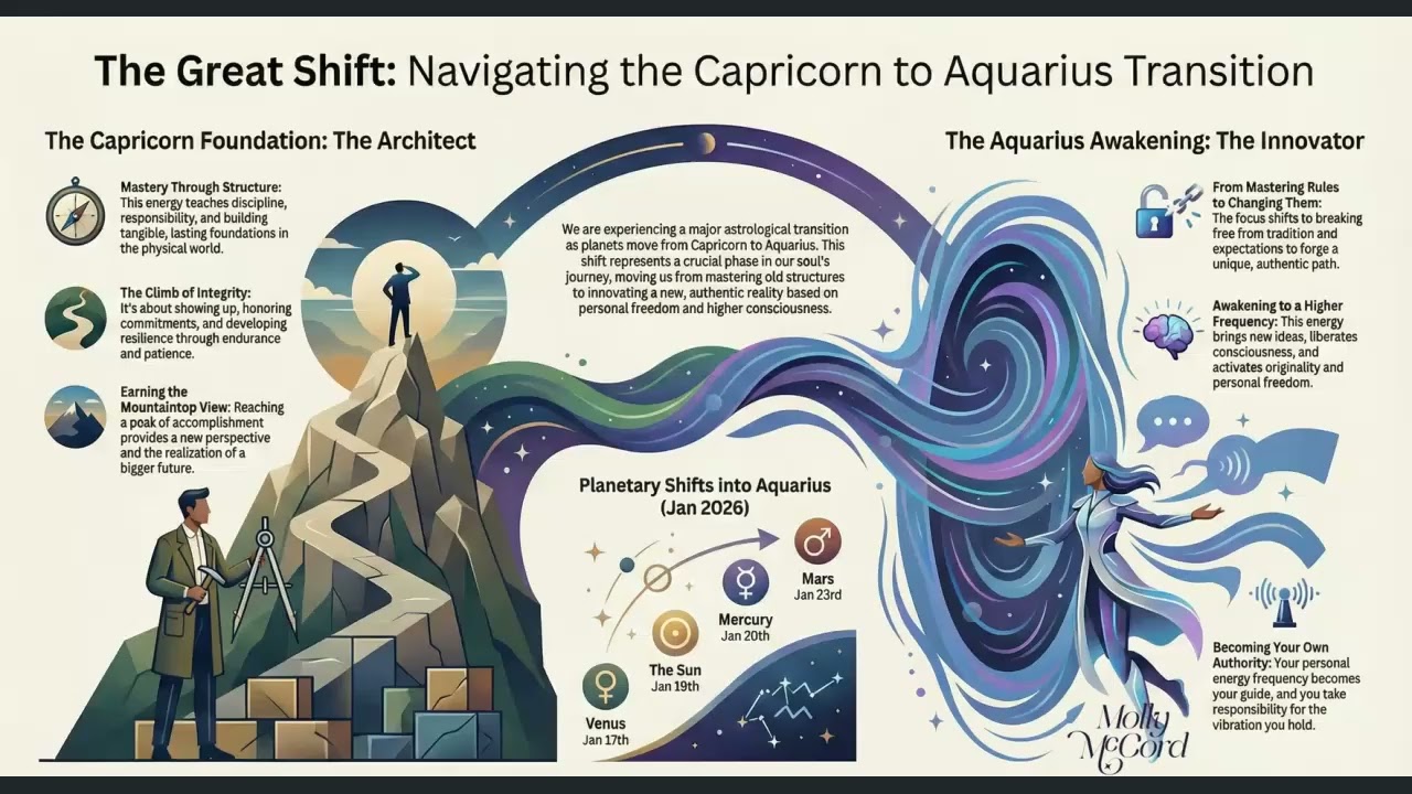 Increasing Soul Sovereignty: The Collective Shift From Capricorn To Aquarius ~ 2026 Astrology