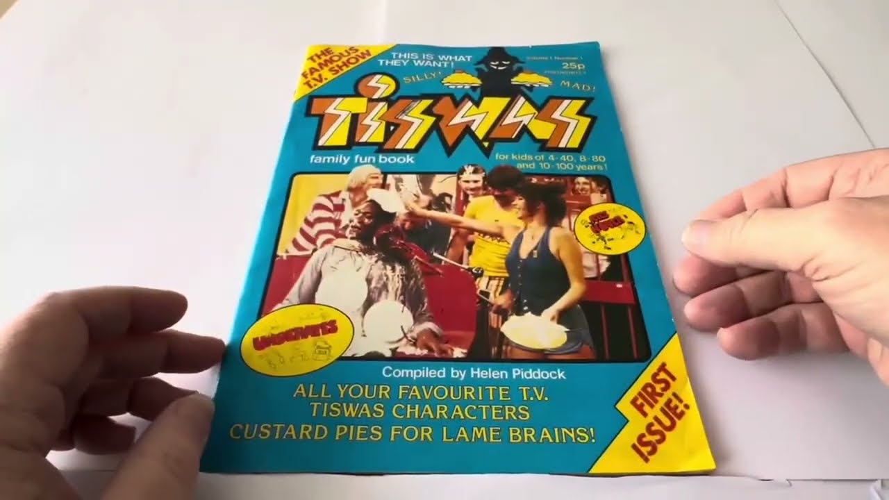 Комикс &laquo;Семейные развлечения&raquo; из детского телесериала Tiswas, том 1, выпуск № 1, первое издание, ...