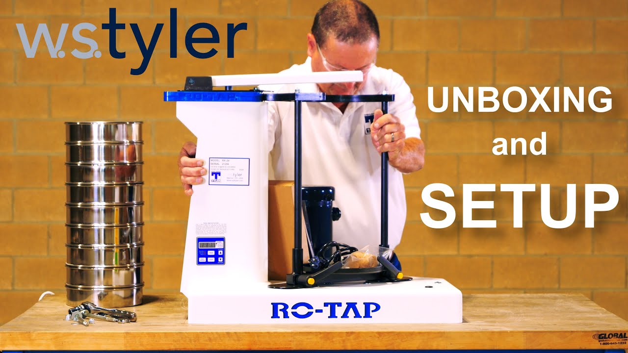 How To Set Up an RX-29 RO-TAP Sieve Shaker