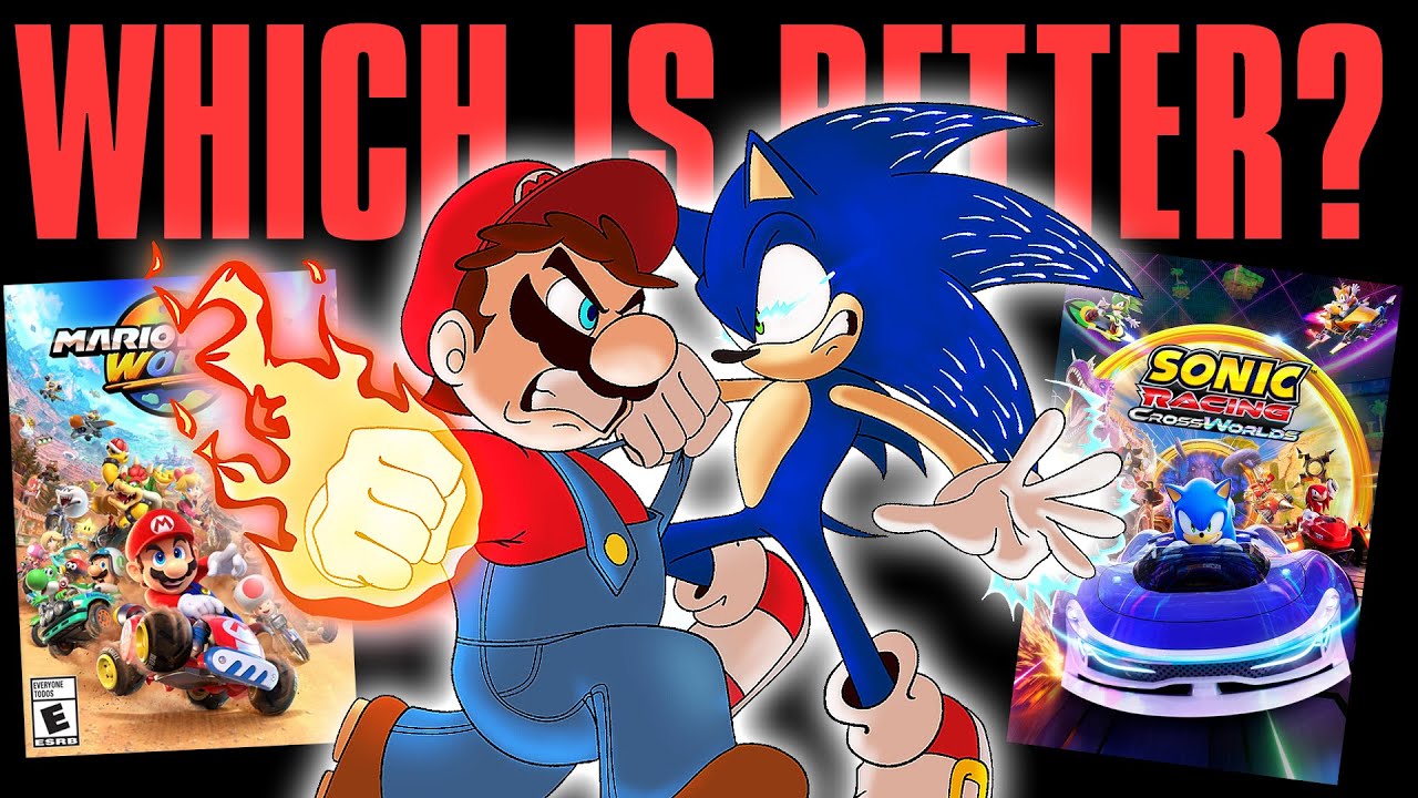 Sonic CrossWorlds против Mario Kart World | Подробный анализ