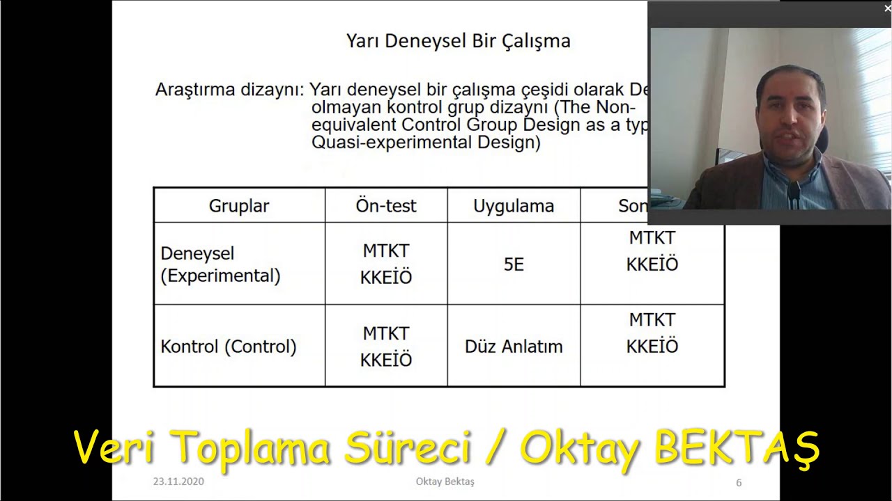 Nicel Çalışmalarda VERİ TOPLAMA SÜRECİ: KISIM 1