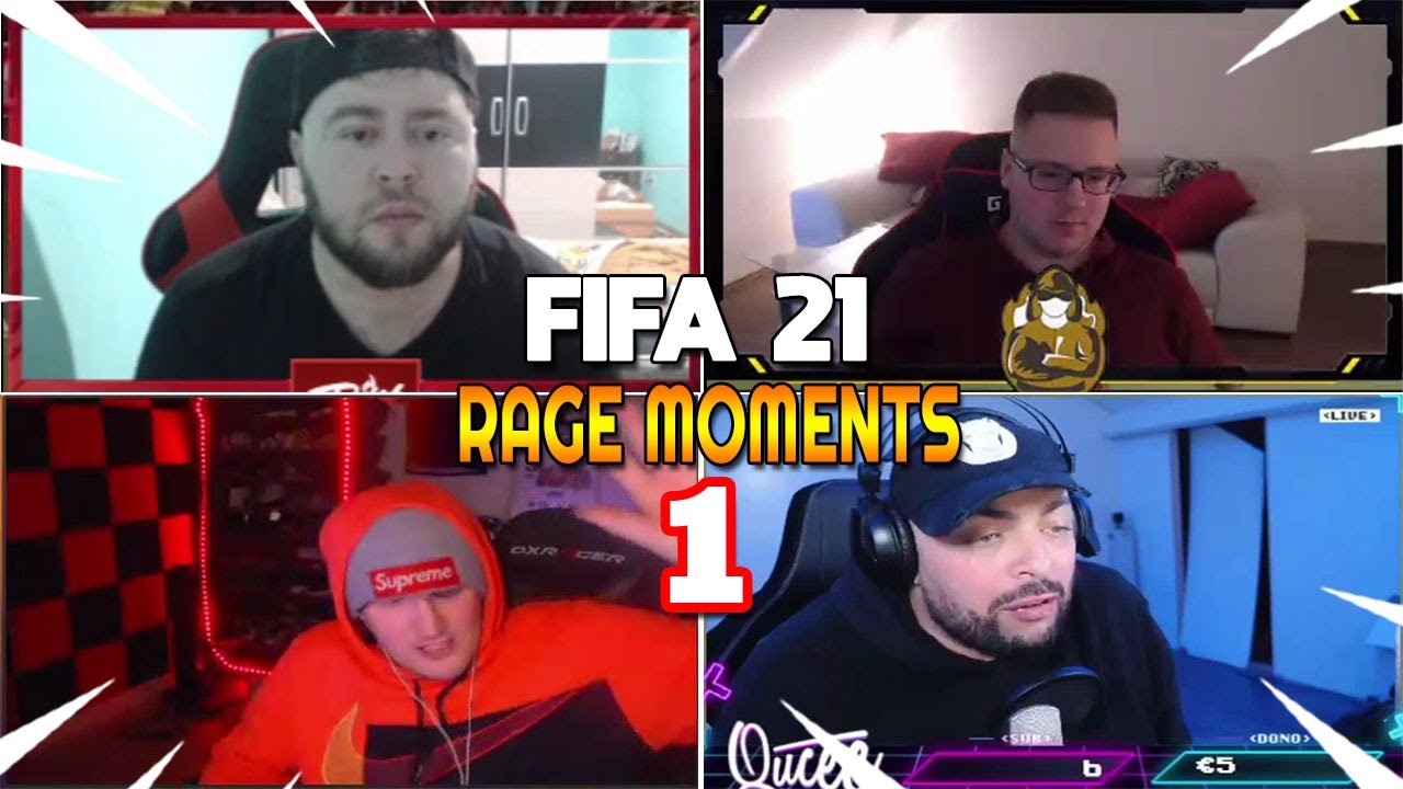 FIFA 21 Twitch Streamers Ultimate Funny Mega Rage Compilation