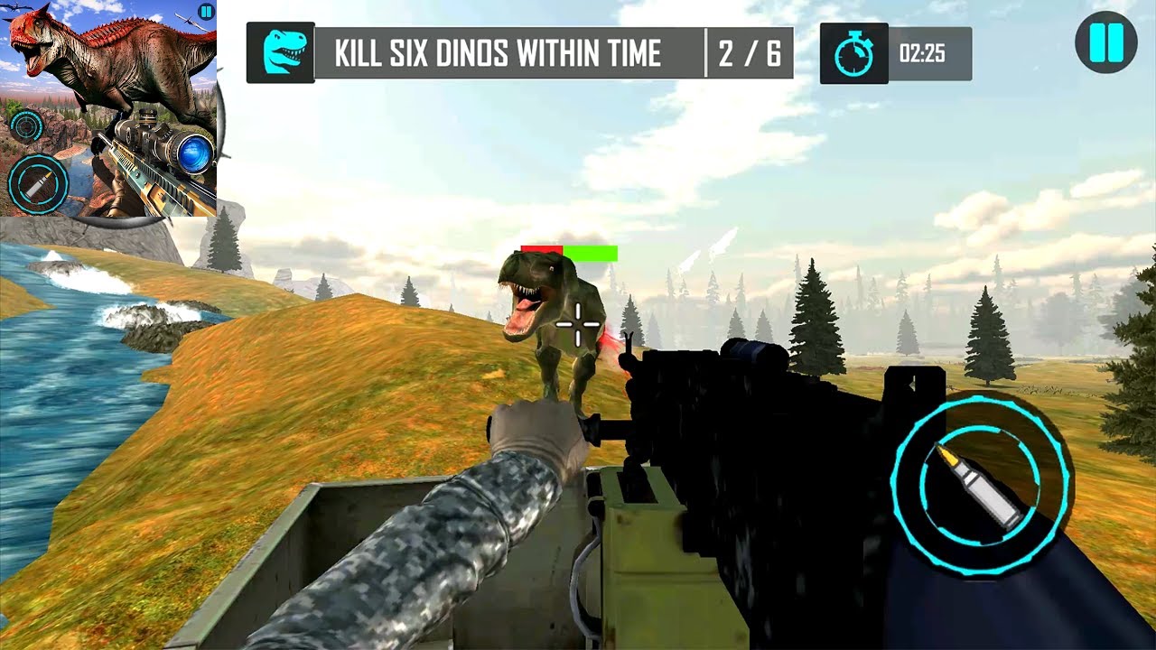 Real Dino Hunting Gun Games Android Gameplay #3