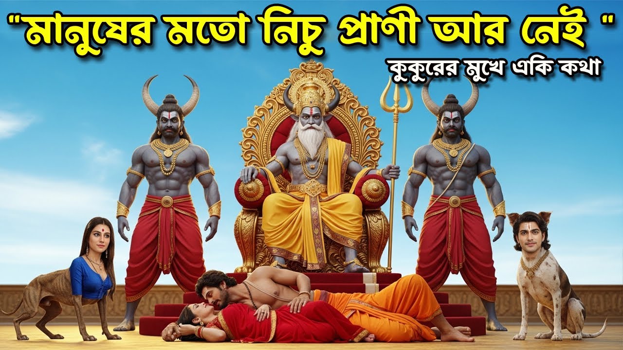 🌺একটি কুকুর বললো🌺 নারীজাতির চারটি খারাপ অভ্যাস,কথাগুলো তিক্ত হলেও সত্য। যমরাজ ও কুকুরের কথোপকথন।
