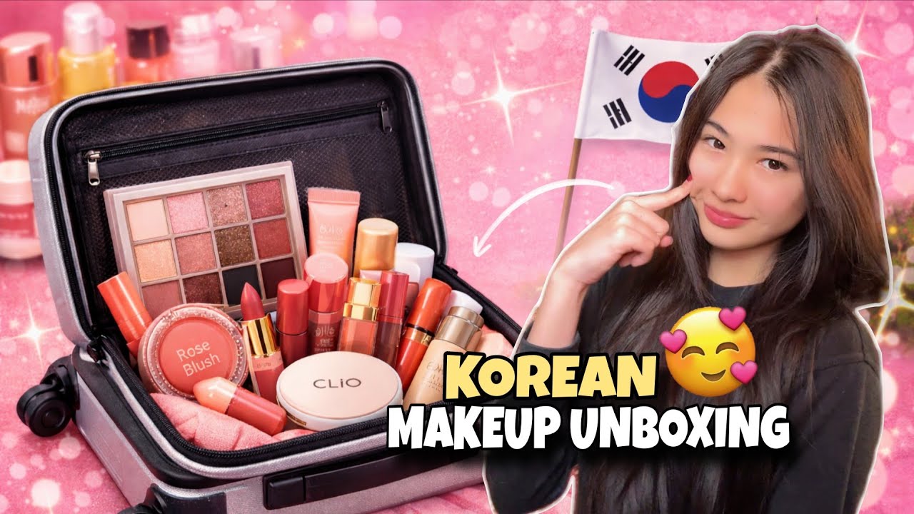 KOREA SE MAMA NE BHEJA MERE LIYE MAKEUP 💄🇰🇷 || FINALLY UNBOXING COMPLETE HOGYI 🧳😽 || @sujoonivlog 