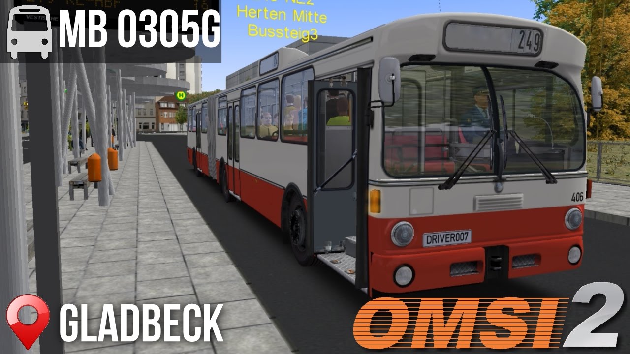 OMSI 2 - Gladbeck, Line 249, MB O305G (Articulated)