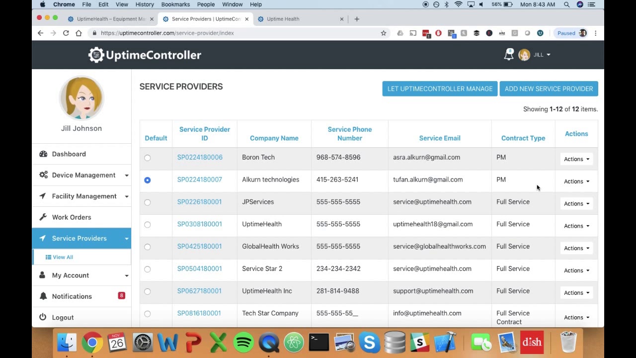 UptimeHealth - Product Demo