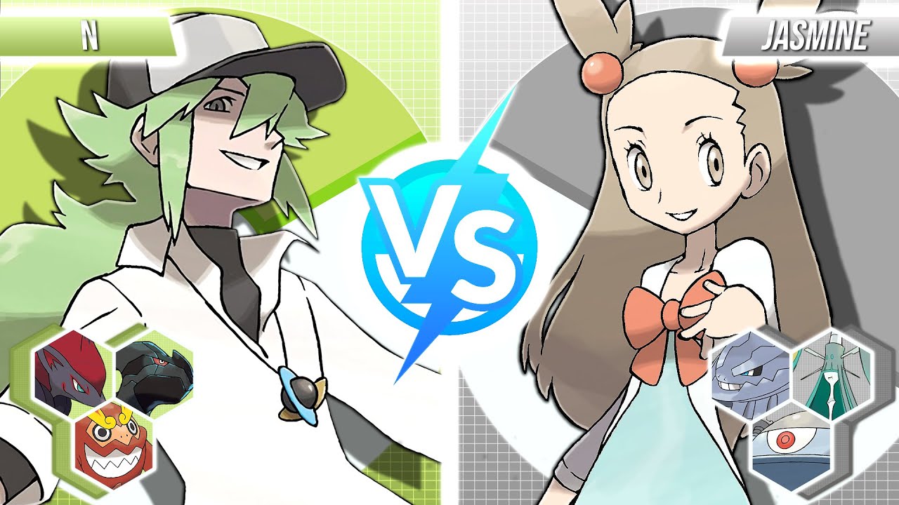 N vs Jasmine - Pokemon Battle Exhibition Match