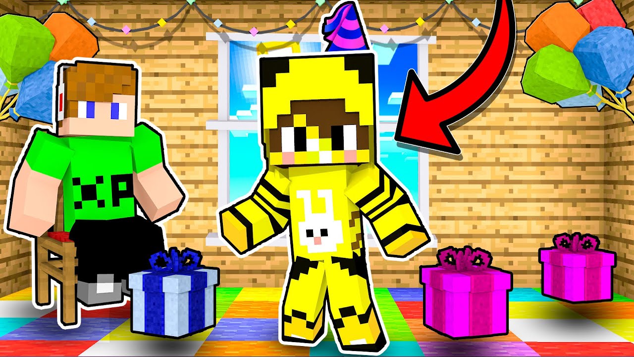 24 ÓRÁS SZÜLETÉSNAPI BULI A MINECRAFT-BAN! 😱