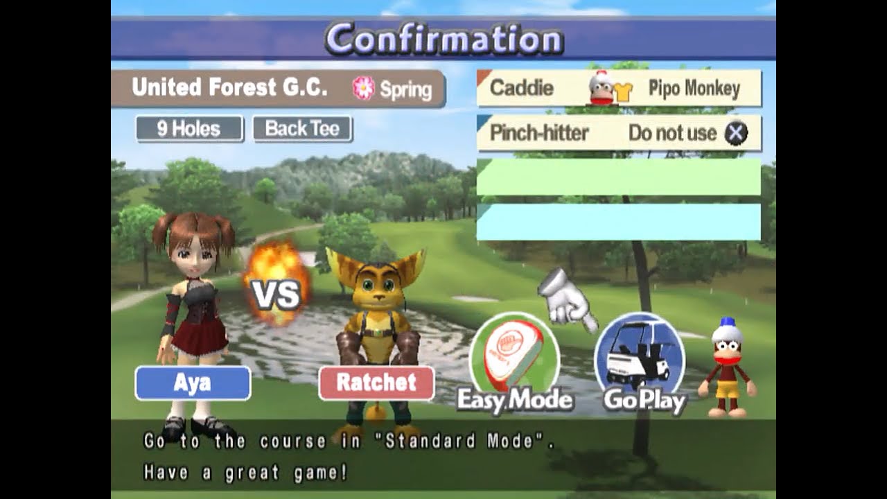 Everybody's Golf 4 (PAL Ver.) - VS. Ratchet