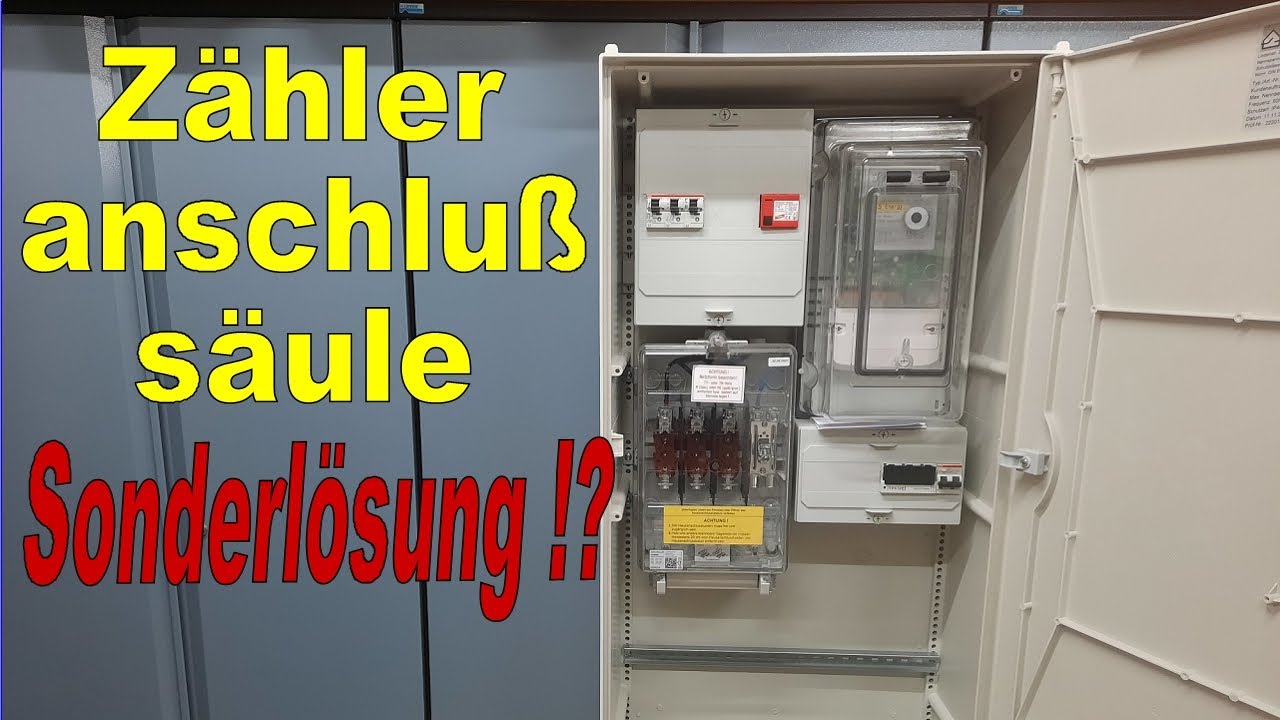 Zähleranschlusssäule für Photovoltaikanlage oder Tiny House 🤔👍