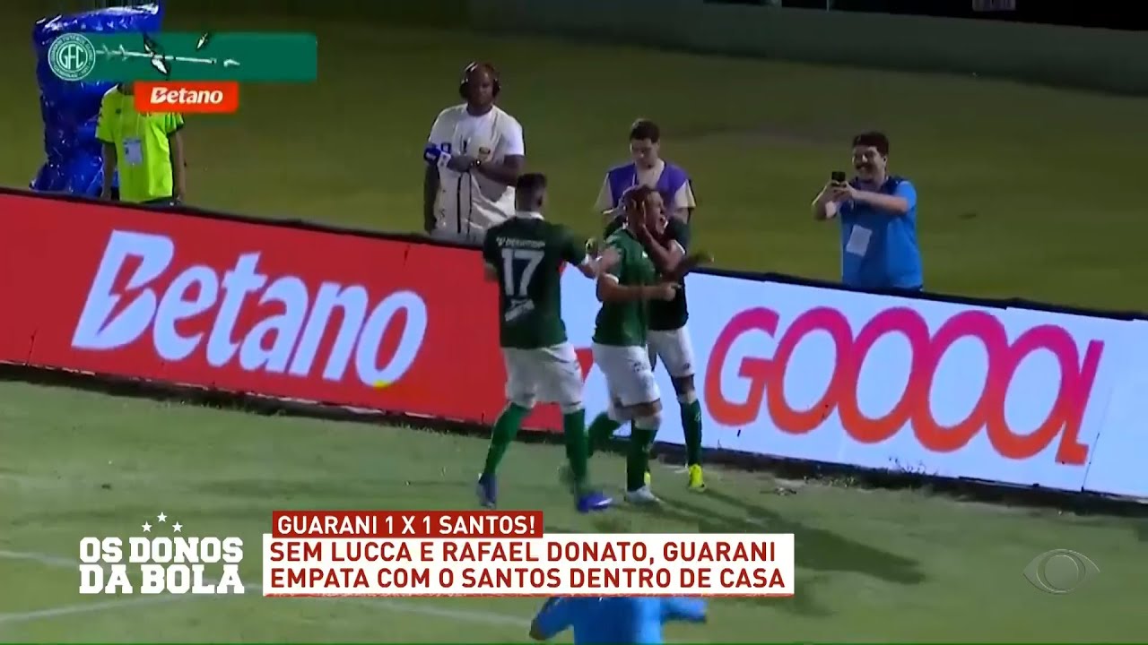 Análise Guarani 1 X 1 Santos (18/01) - 19/01/2026 - Os Donos da Bola