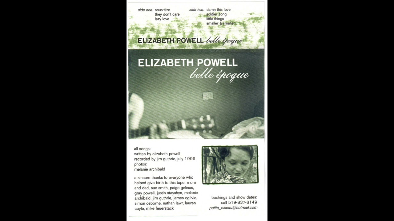 Elizabeth Powell - They Don't Care