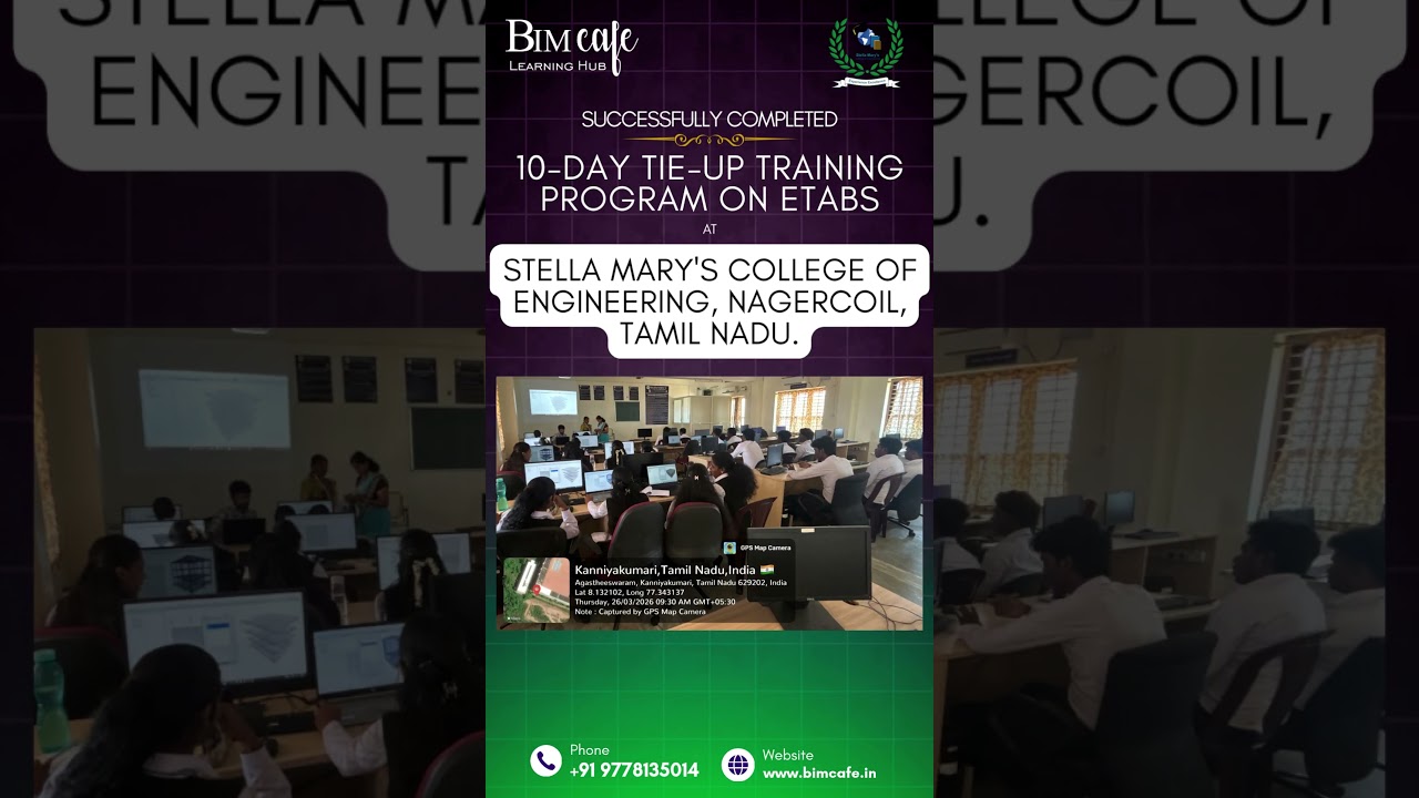 10-Day ETABS Training Completed | BIM Cafe Learning Hub | Engineering Skill Program