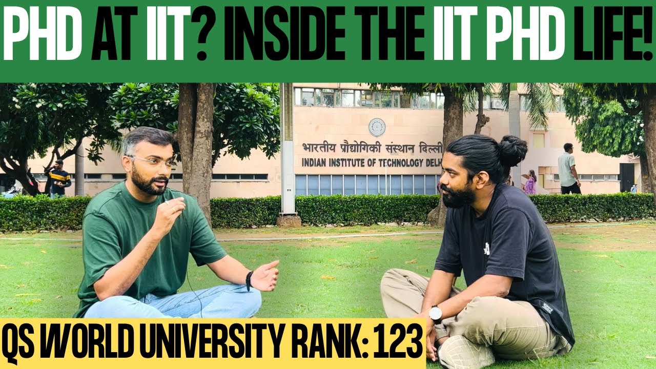 PhD at IIT Delhi: Admission Process, Research Life & Career Advice | Real Talk with Scholar