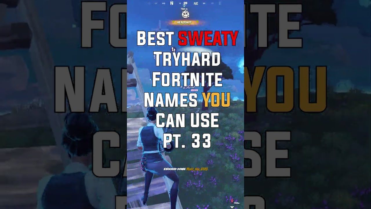 Best Sweaty/Tryhard Fortnite Names YOU can use&hellip;