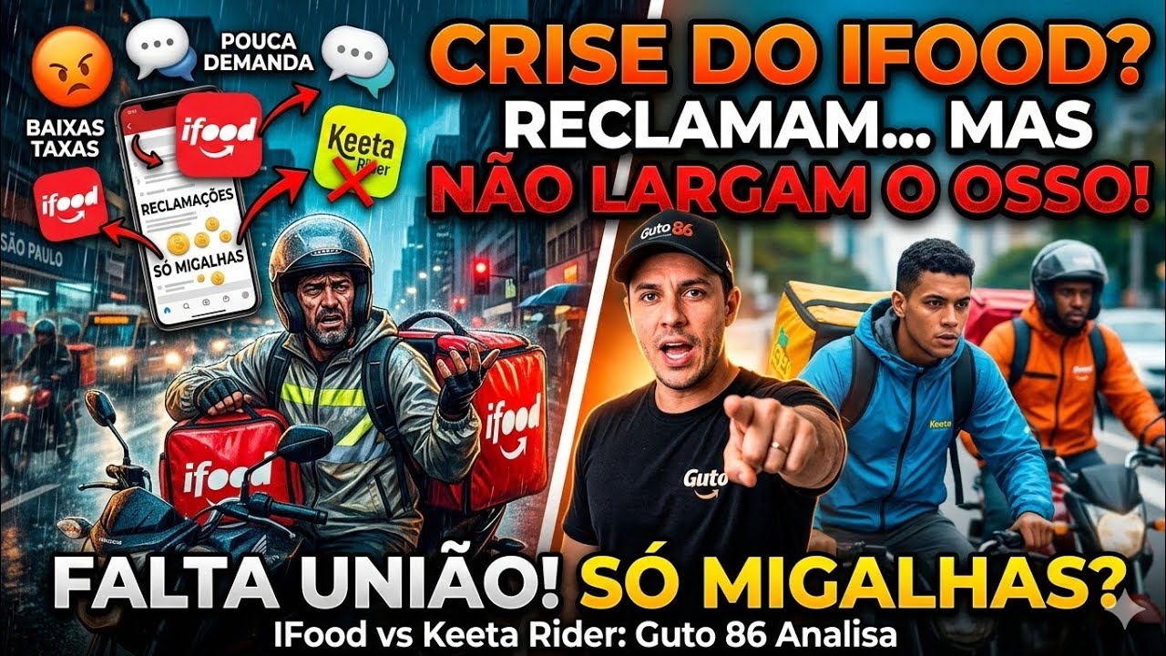 Na CRISE DO IFOOD ENTREGADOR 