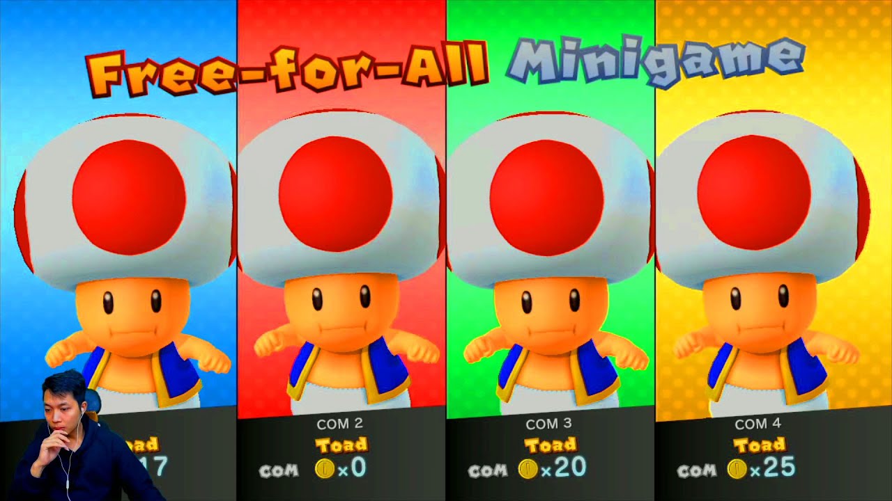 Mario Party 10 Amiibo Party -  Amiibo Toad ( Toad Board  - Master Difficulty)
