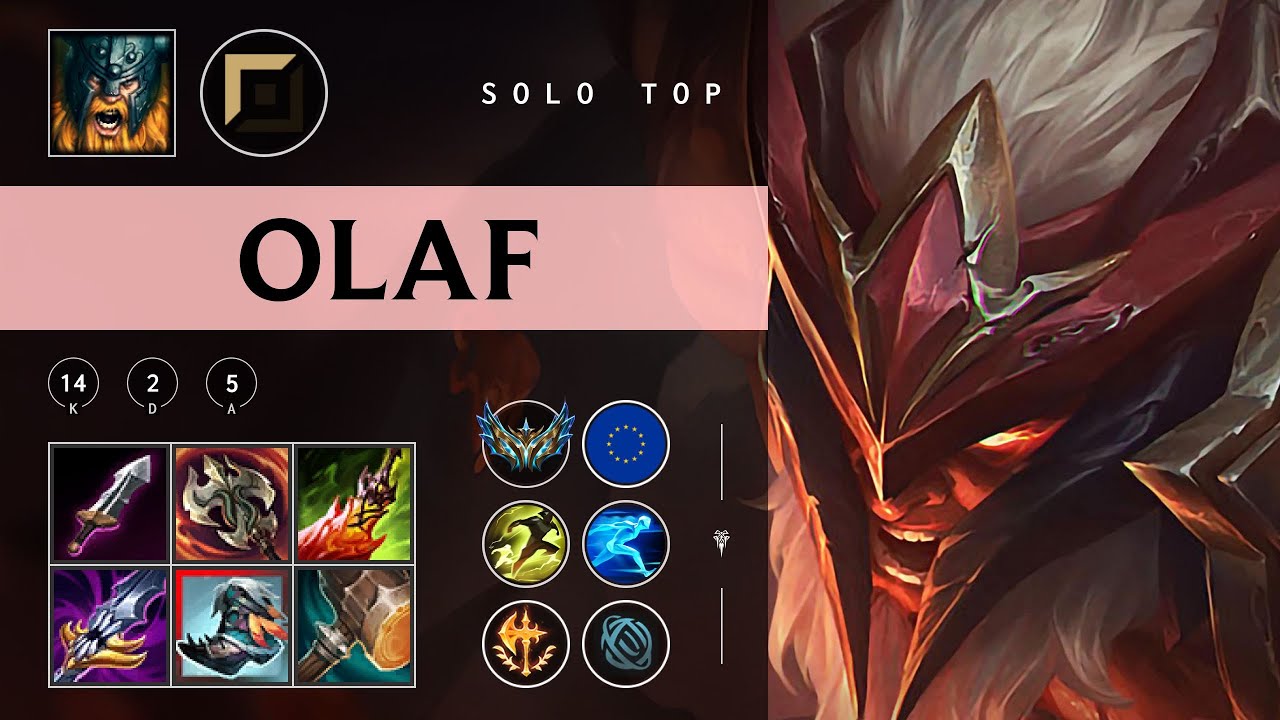 Olaf Top vs Zaahen - EUW Challenger Patch 25.24