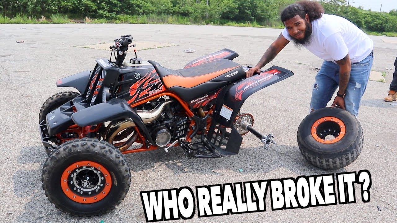 MANNY'S WHEEL CAME OFF HIS BANSHEE ! | BRAAP VLOGS