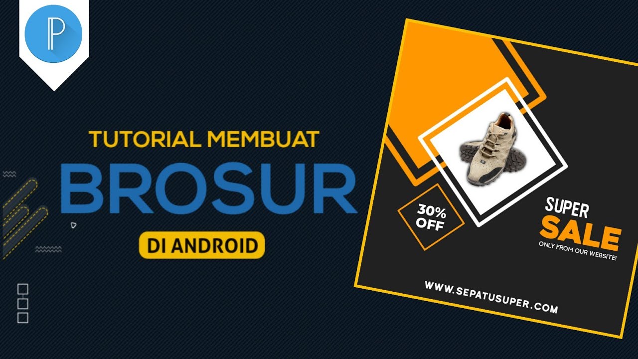 Cara Membuat Brosur di HP - Pixellab