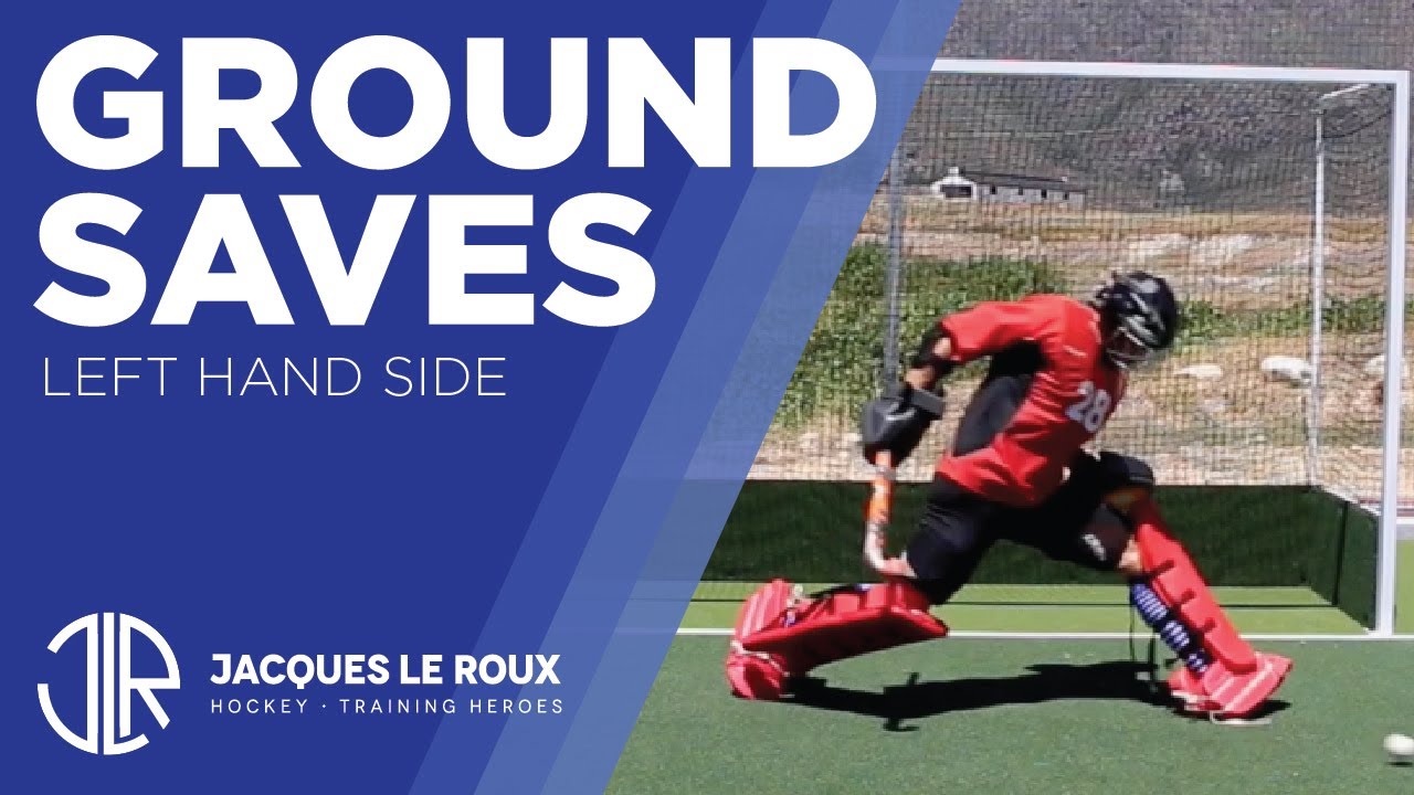 Field Hockey Goalie - Part 2: Ground Saves to the Left