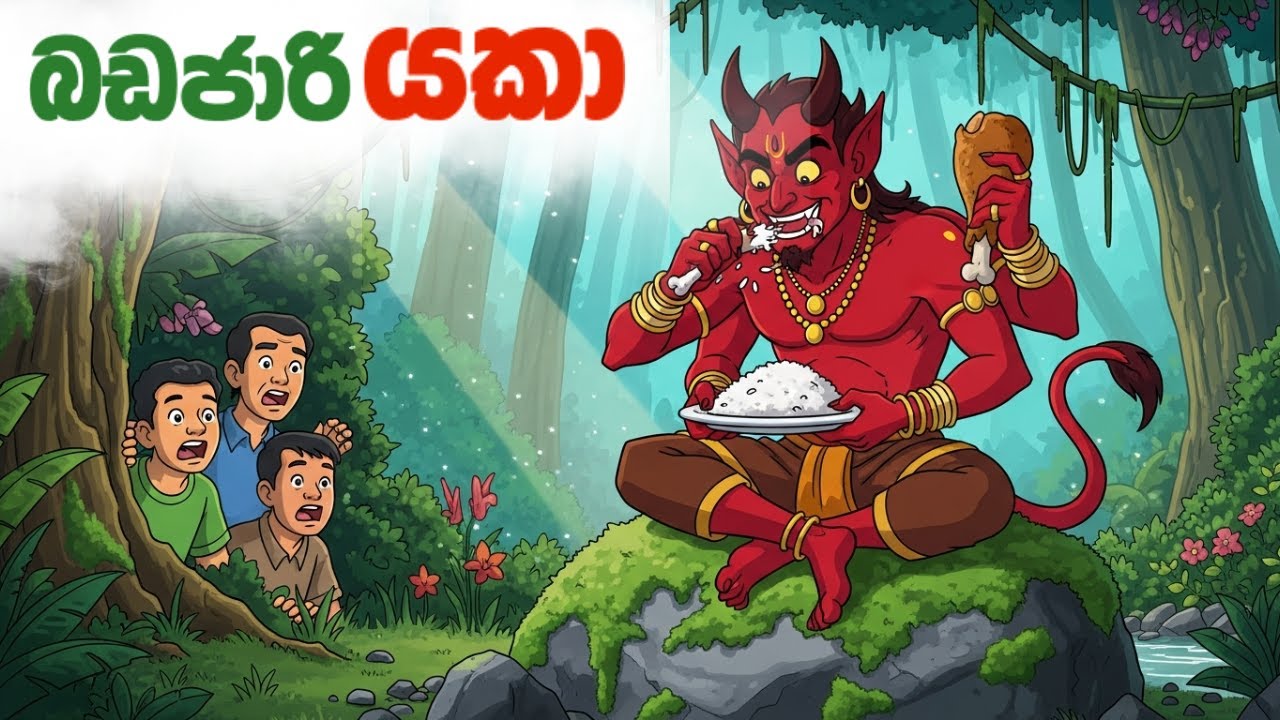 බඩජාරි යකා|badajari yaka |සිංහල කාටූන්