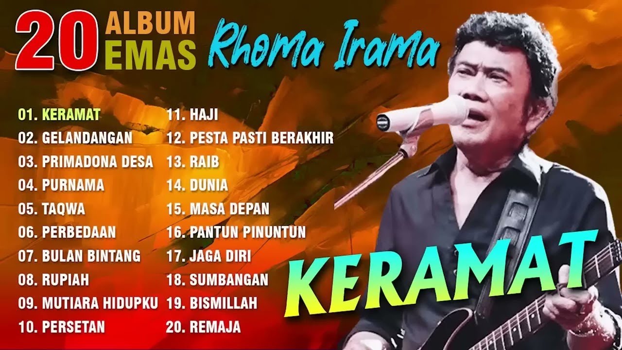 20 Lagu Album Emas RHOMA IRAMA   Dangdut Panggung