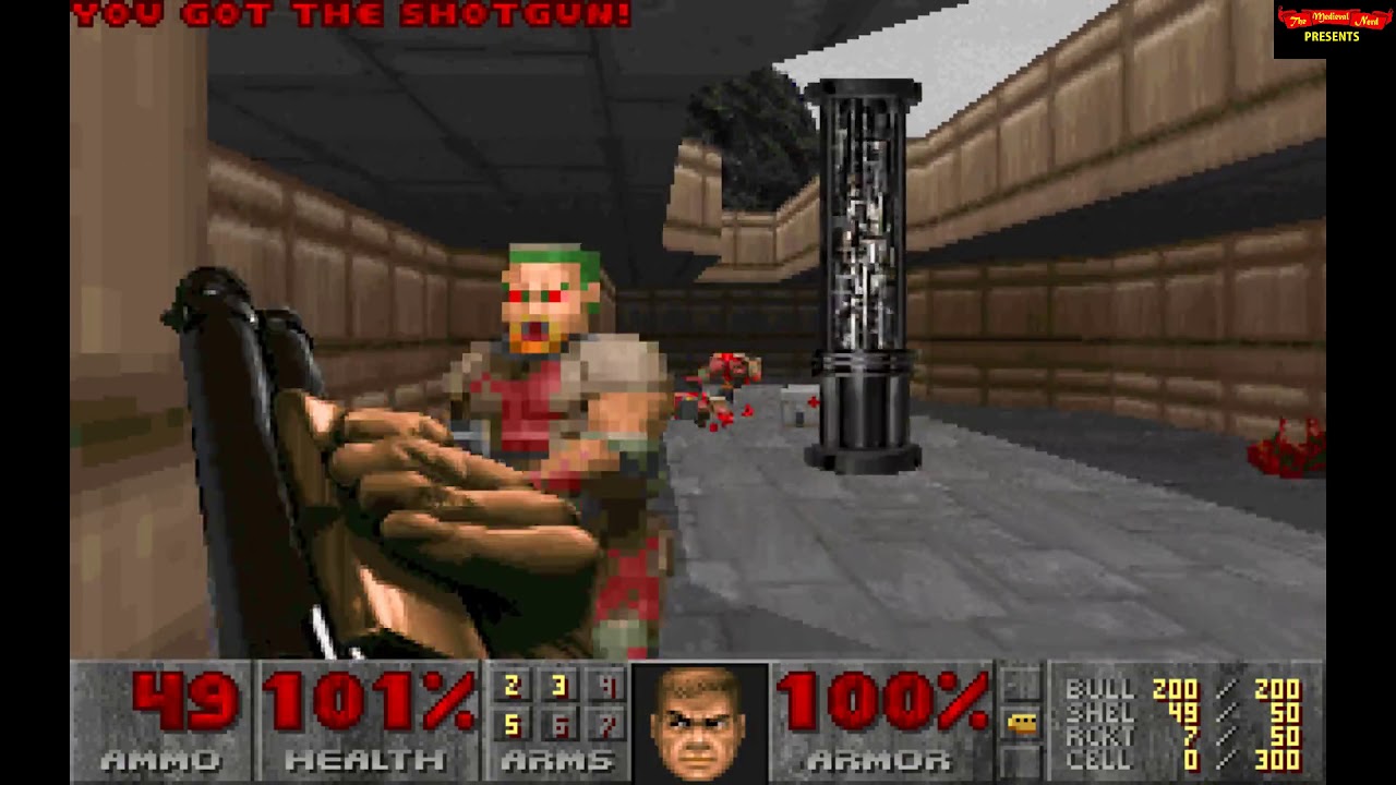 Doom (1993) - DOS Gameplay Video (PC MS-DOS)