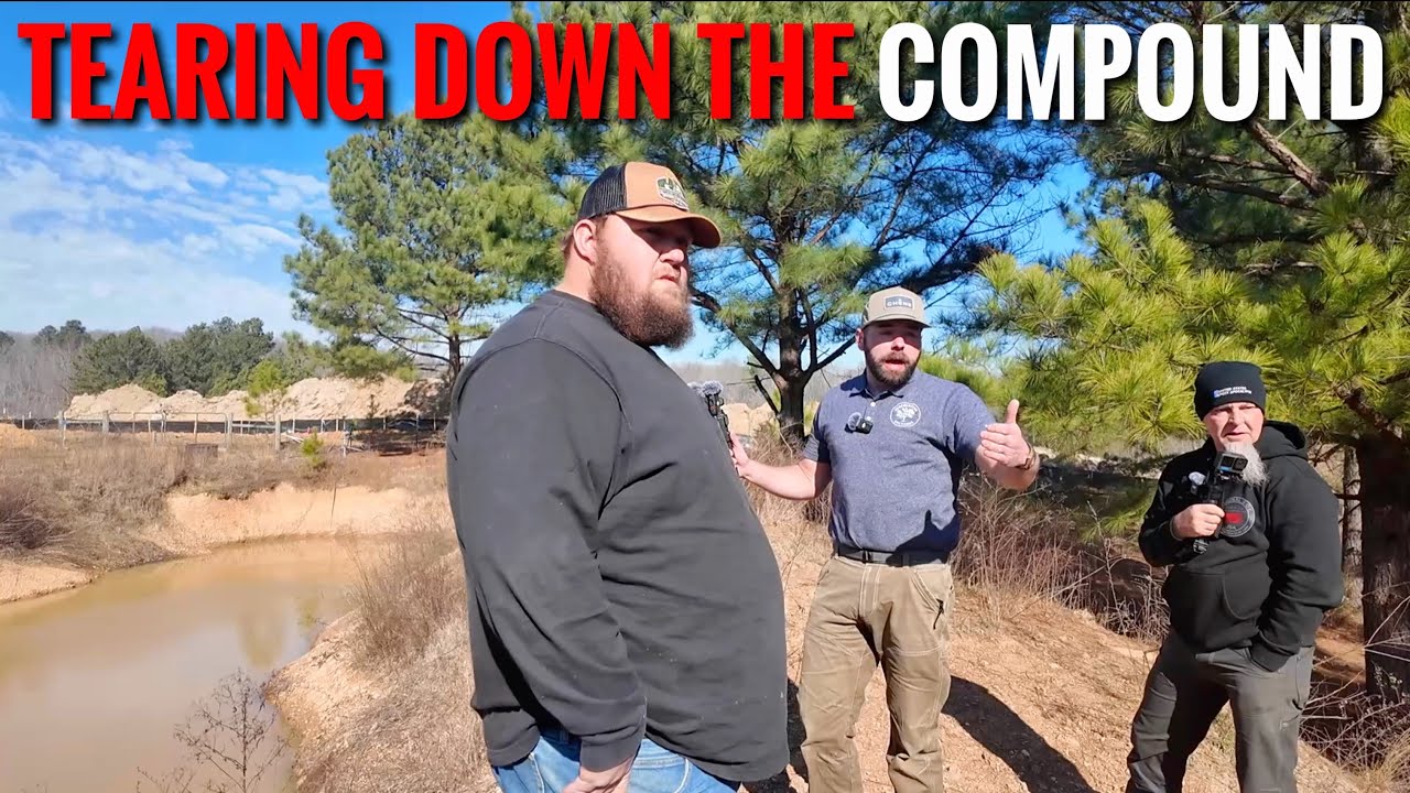 TEARING DOWN THE COMPOUND...