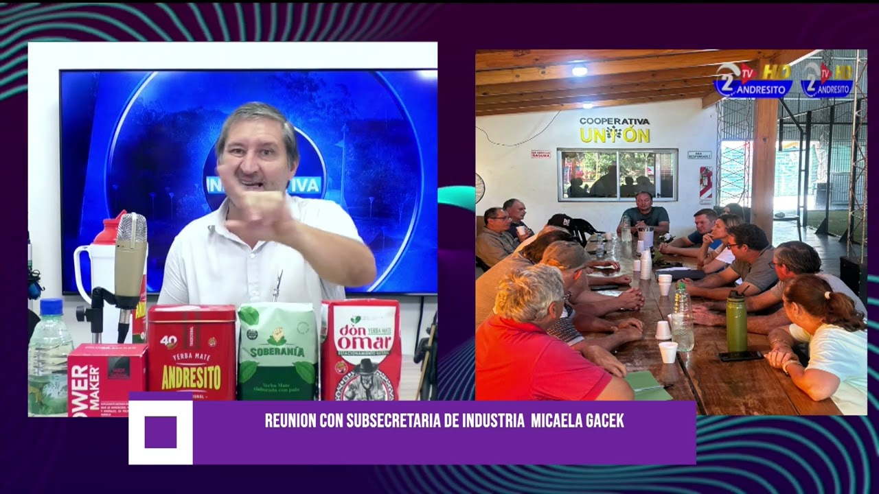 REUNION CON SUBSECRETARIA DE INDUSTRIA  MICAELA Gacek