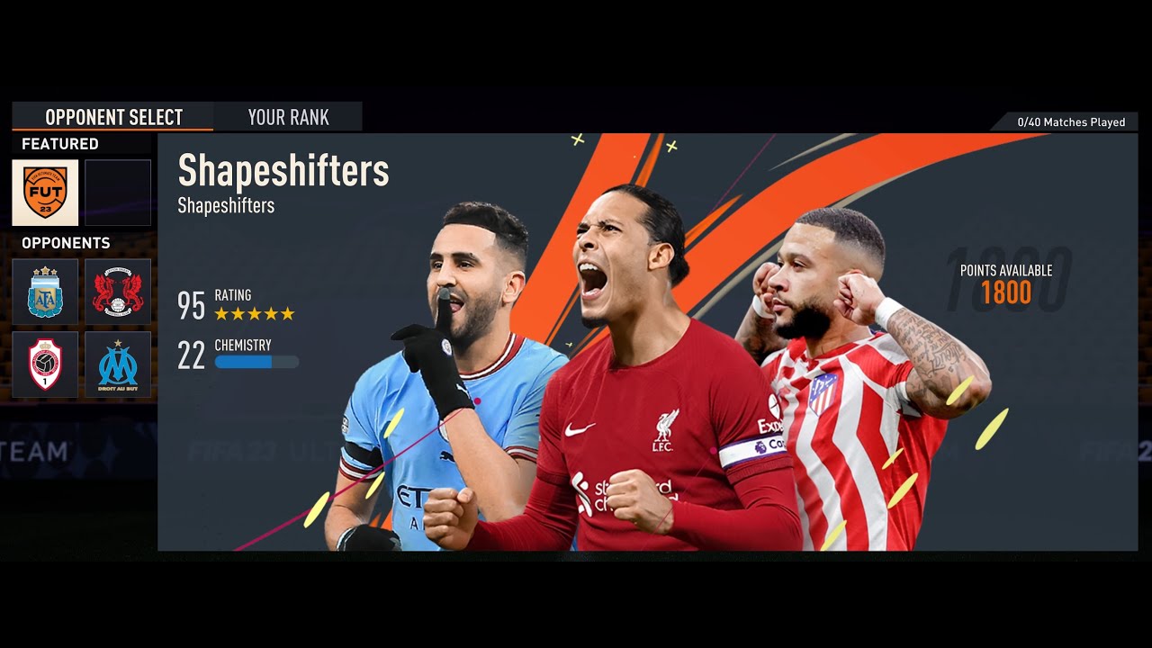Shapeshifters - FIFA 23 Squad Battles Match