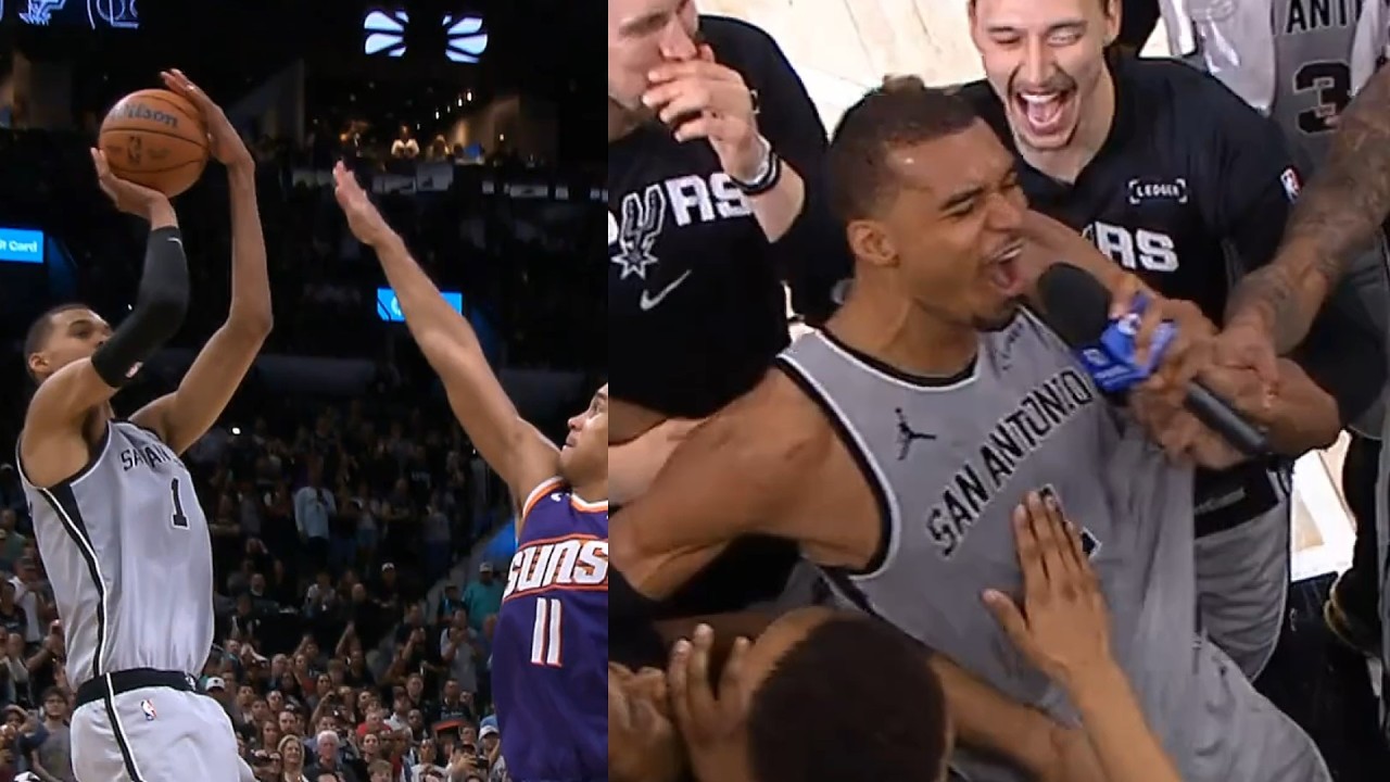 Victor Wembanyama GAME WINNER vs Suns has everyone going crazy 🔥