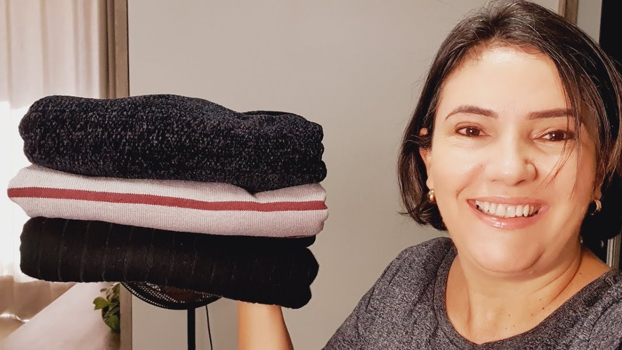 TÉCNICAS DE DOBRAS PARA BLUSAS DE FRIO/dicas para donas de casa   #eideoliveira